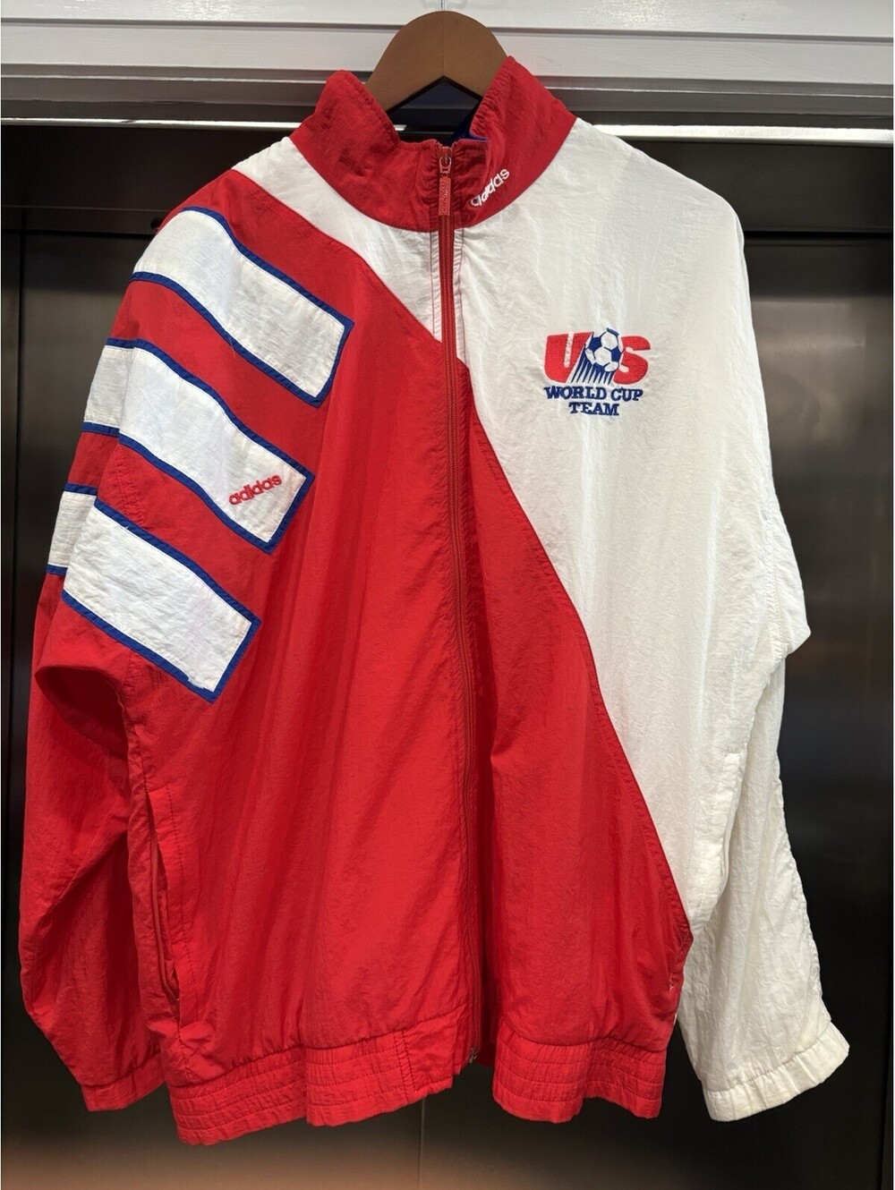 Vintage 90s Adidas USA World Cup Olympic Jacket